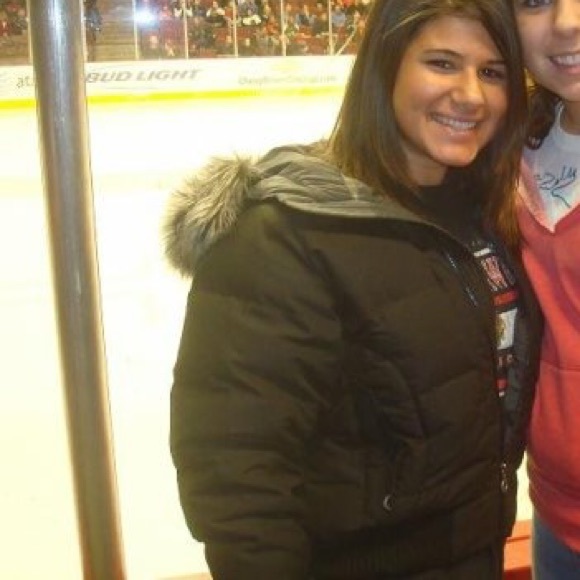 short winter jacket with fur hood
